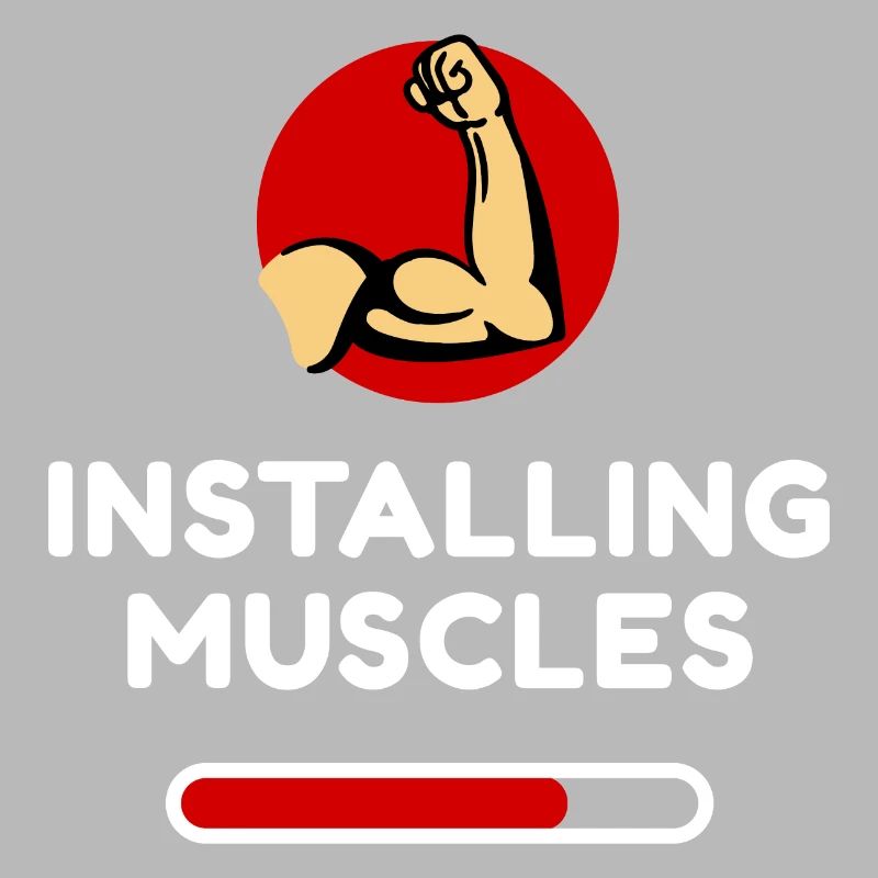 Muscles Tonification Funny Statement Fun