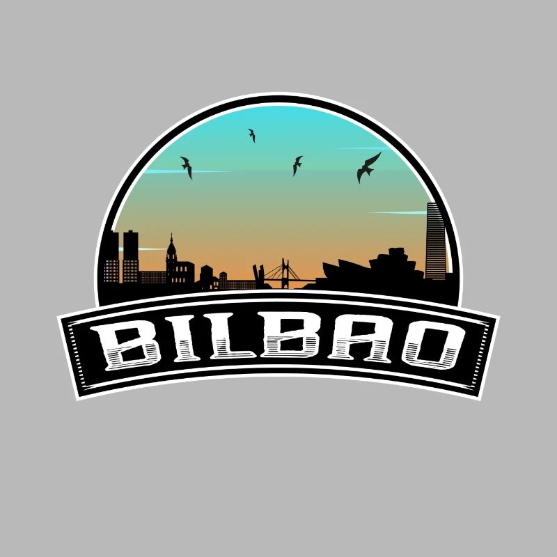 Bilbao Spanien Skyline Spanisches Souvenir