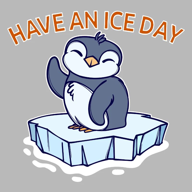 Antarctique Ice Cold Penguin Déclaration Oiseau de mer