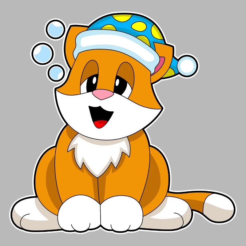 Bonnet de nuit pour chat