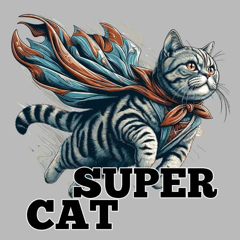 Super Katze Britisch Kurzhaar BKH getigert