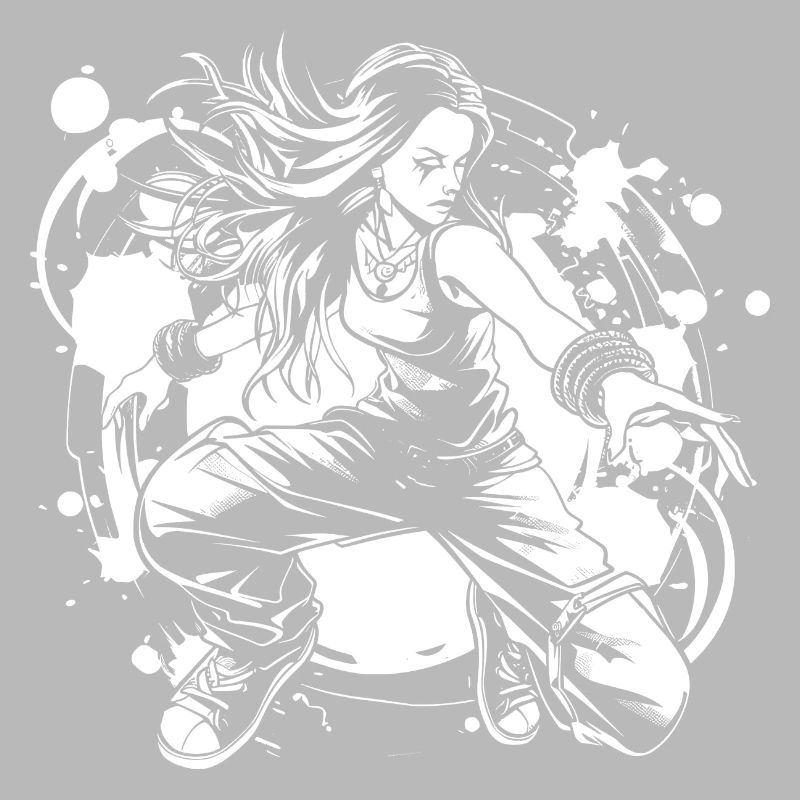 Breakdancer Mädchen