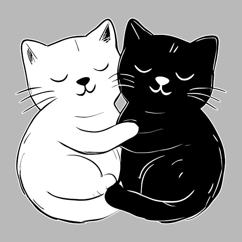 Chats mignons – simples et élégants