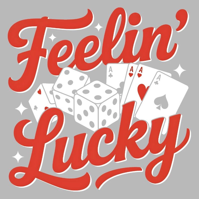 Conception de cartes Feelin Lucky Dice
