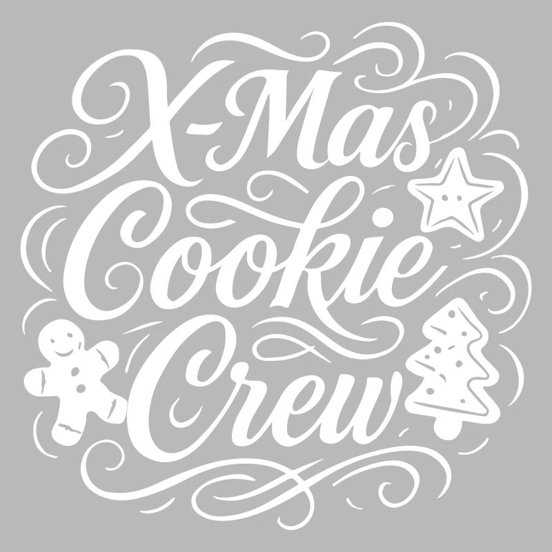 Équipe de Noël de cuisson des biscuits