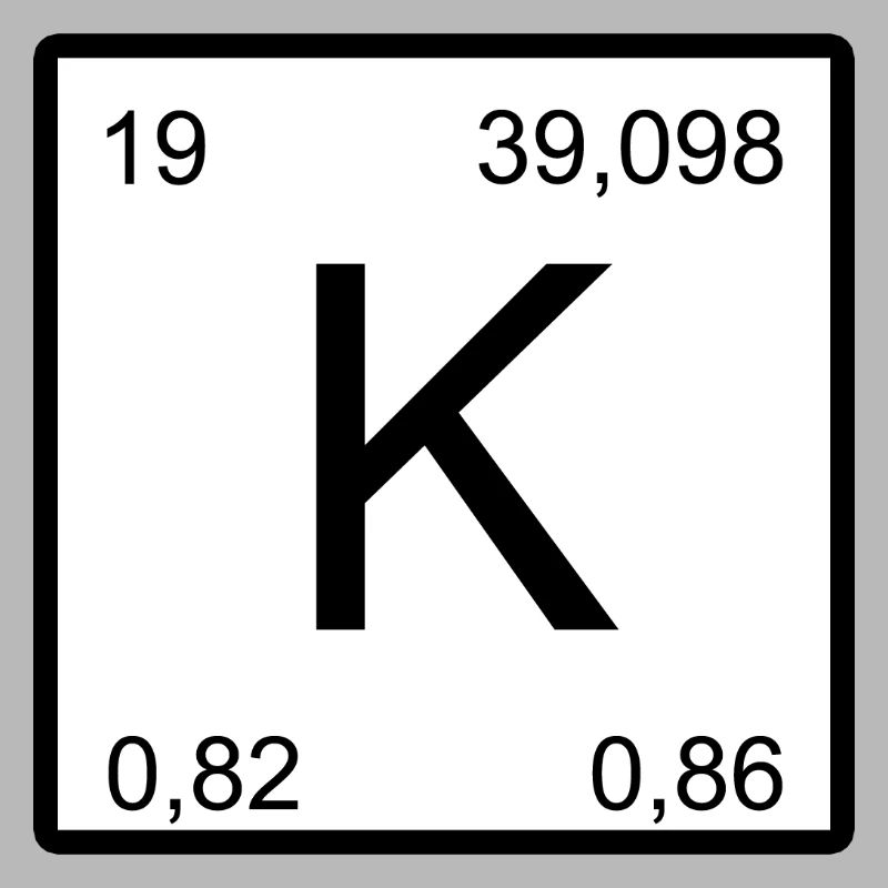 Potassium K Element Minimal Chemistry