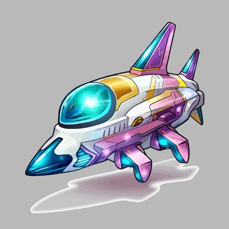 Comet Flight Spacefighter Neon
