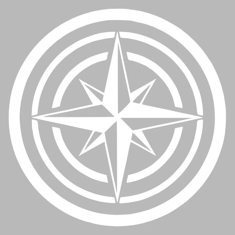 Kompass Windrose Kreis Navigation Clean