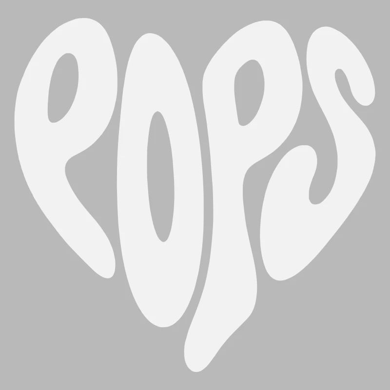 Pops – Kleines Herz (Benutzerdefinierte Farbe)