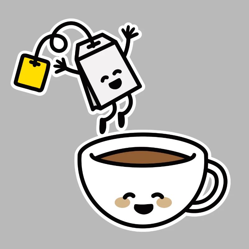 Tea bag tea cup tea drinker tea lover