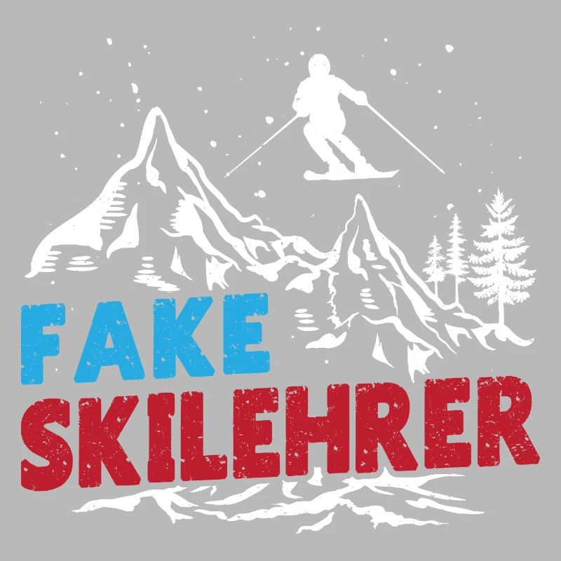 Ski Instructor FAKE SKI INSTRUCTOR Skiing Funny