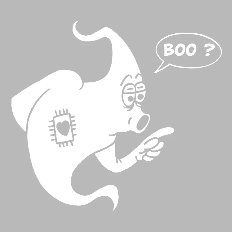 Fun White Ghost