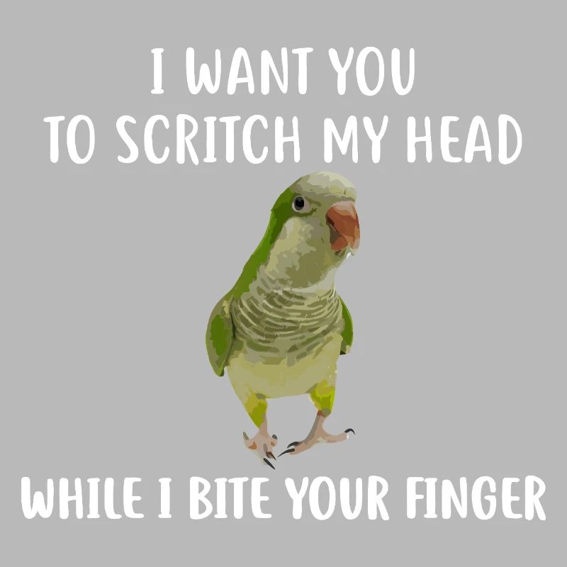 Parrot Head-Scratch Demands Tee