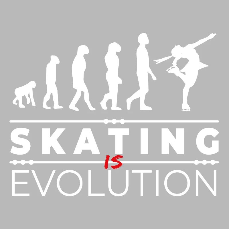 Skating is evolution - Message Humour Parodie
