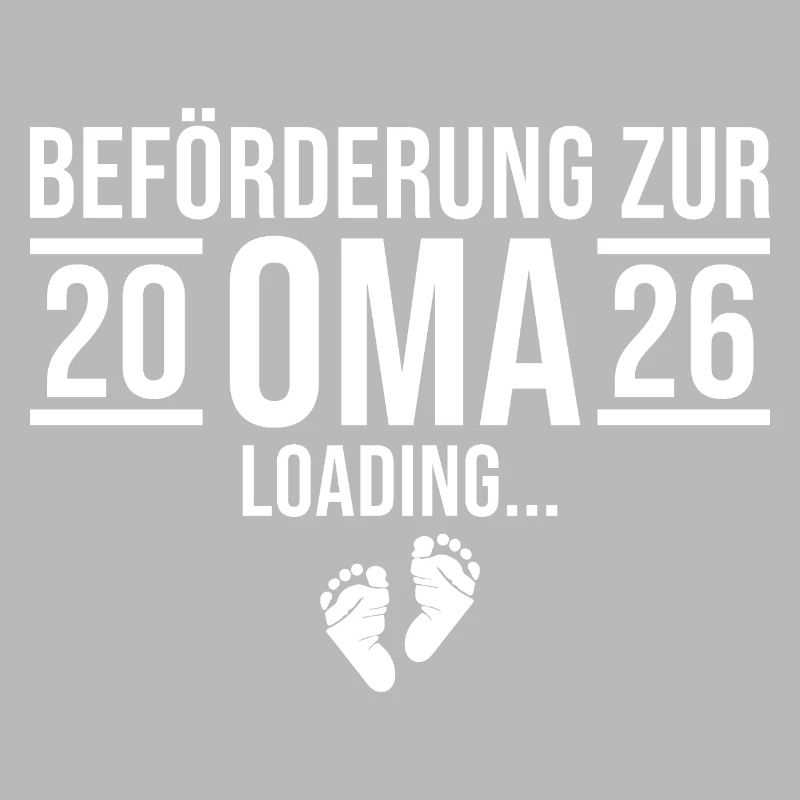 Oma 2026 loading - Werdende Großmutter