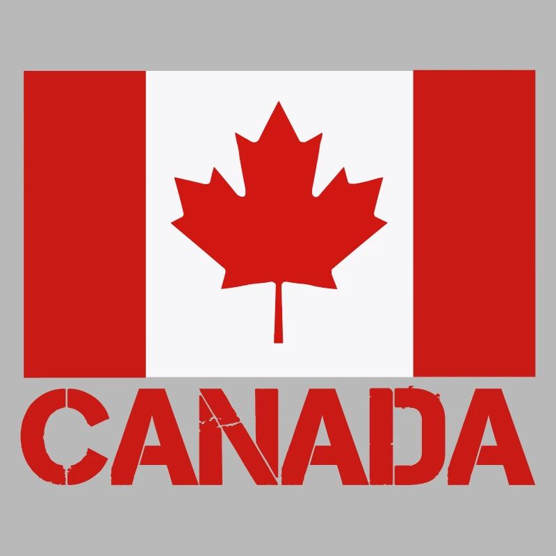 Maple Leaf Canada Flag Art