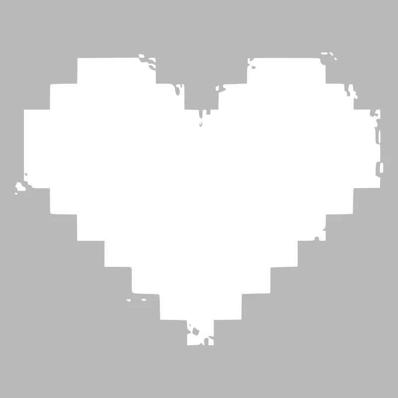 Pixel Heart Grunge Effect
