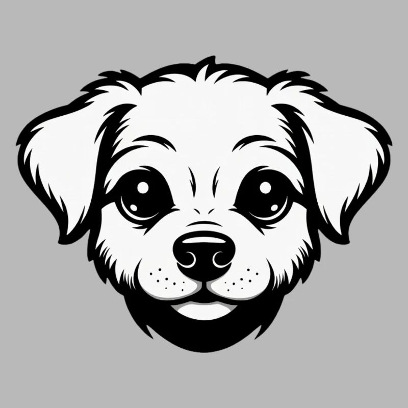 Un design de chiot mignon