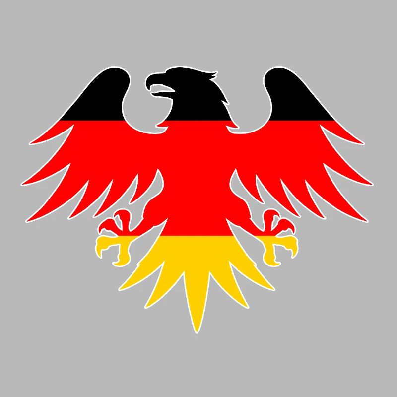 German flag eagle motif
