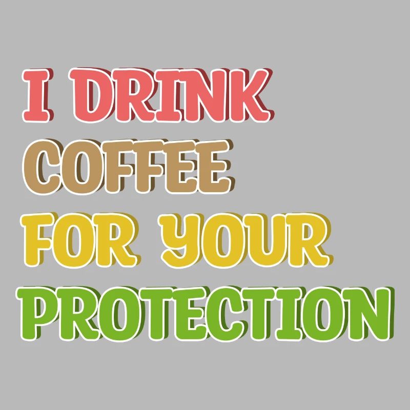 Déclaration de consommation de café Buveur de café humoristique