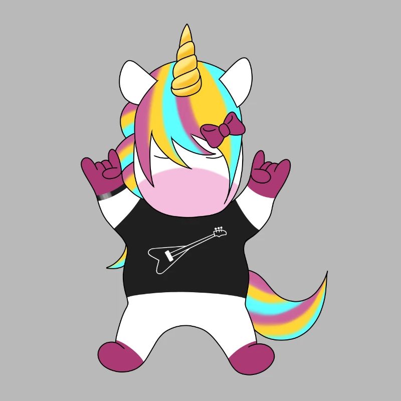 Regenbogen-Einhorn Rocker