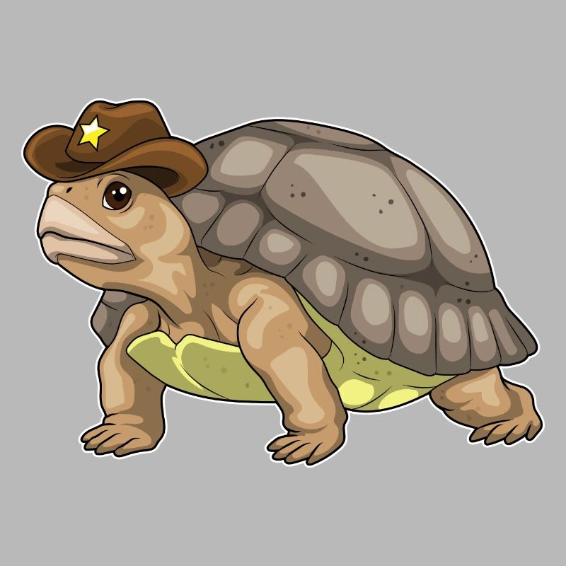 Turtle Sheriff Sheriff's Hat