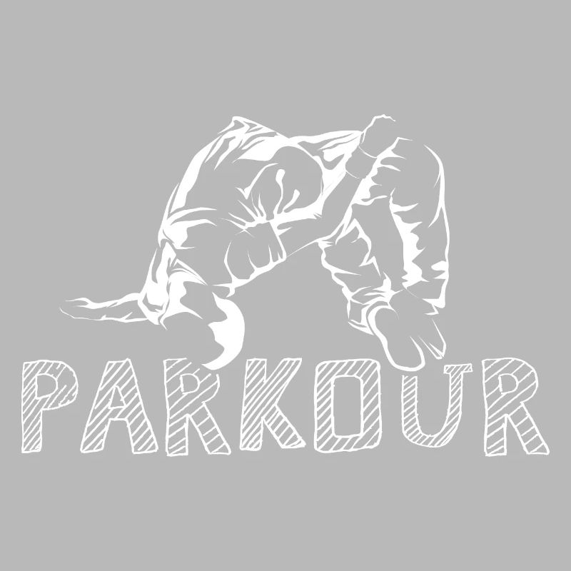 Backflip Somersault Parkour Freerunning icône graphique