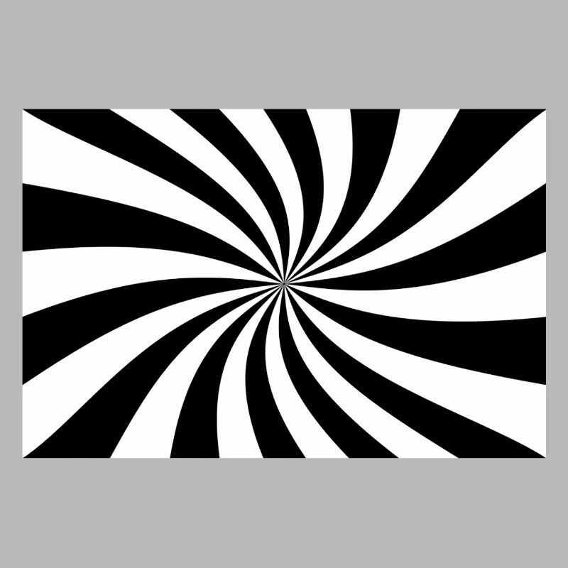 Spirale Noir et Blanc hypnotique