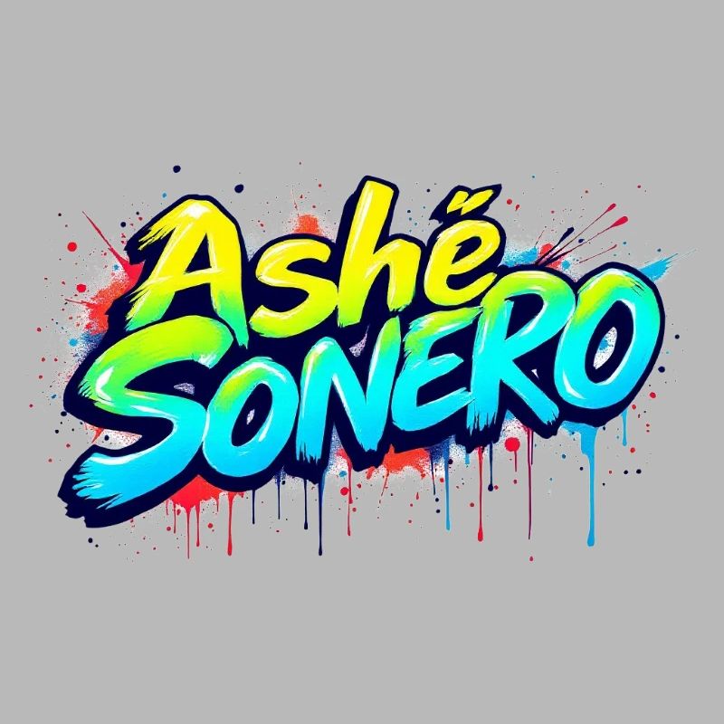 Ashe Sonero Graffiti-Regenbogen