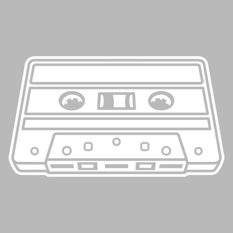 Perspective de la cassette – Conception de mixtape rétro