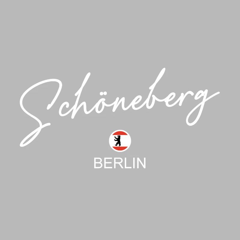 Schöneberg - Drapeau de Berlin - Ours de Berlin - Berlin