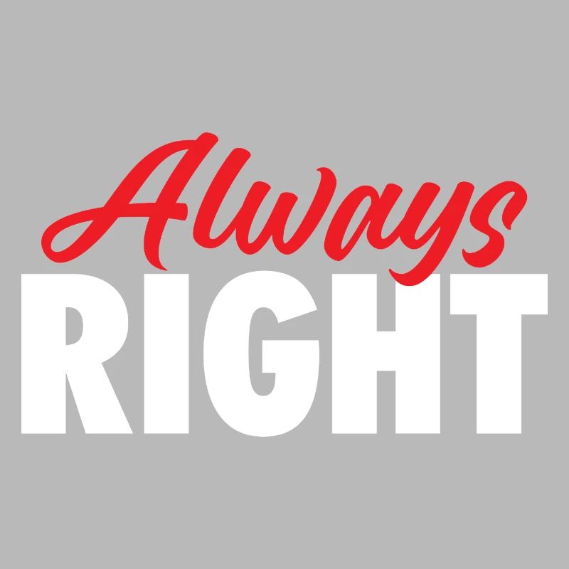Always Right Valentinstags-Paar-Witz