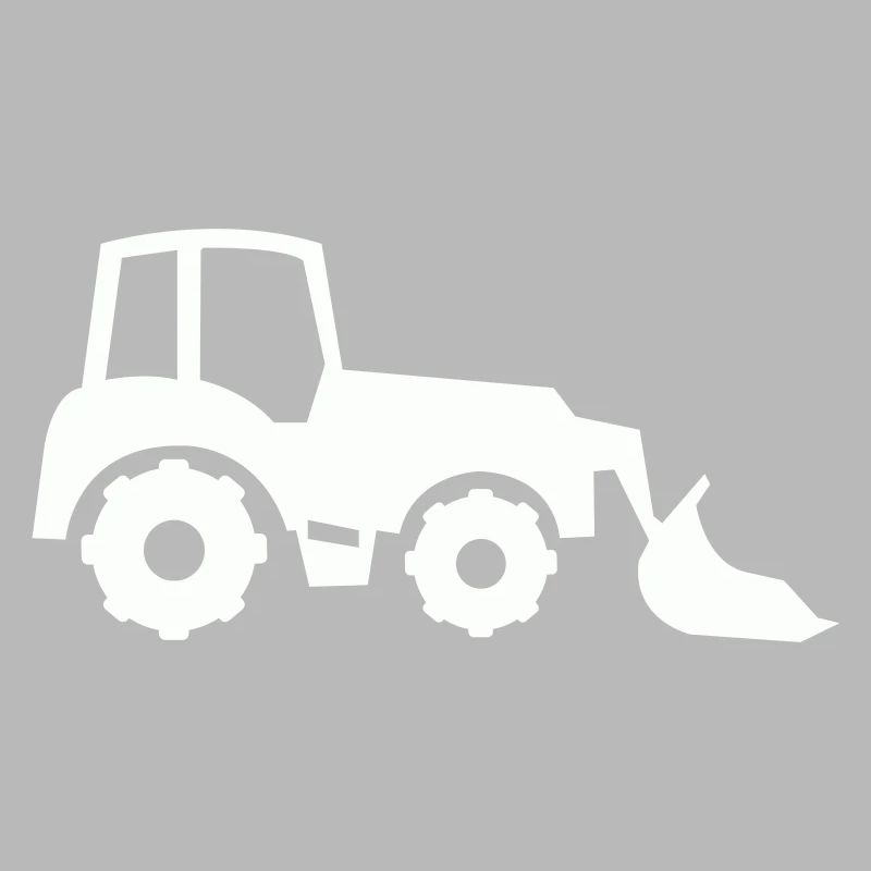 Traktor Silhouette Frontlader