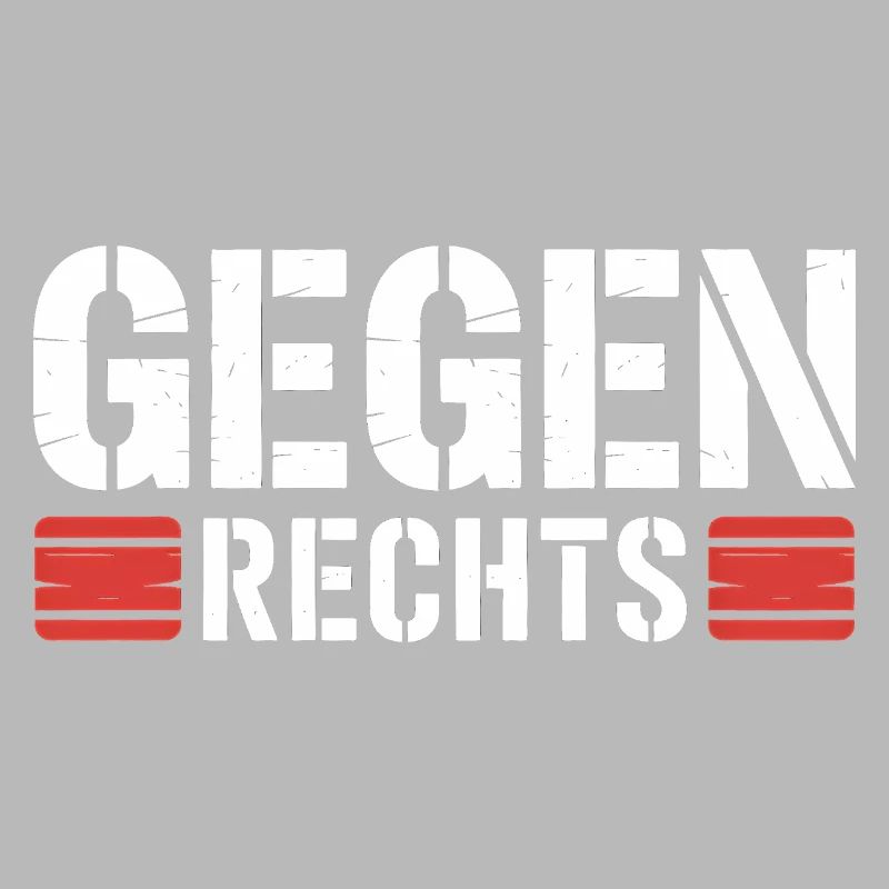 Gegen Rechts - Funny Antifa Spruch