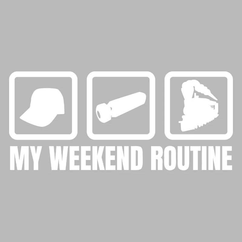 My weekend routine