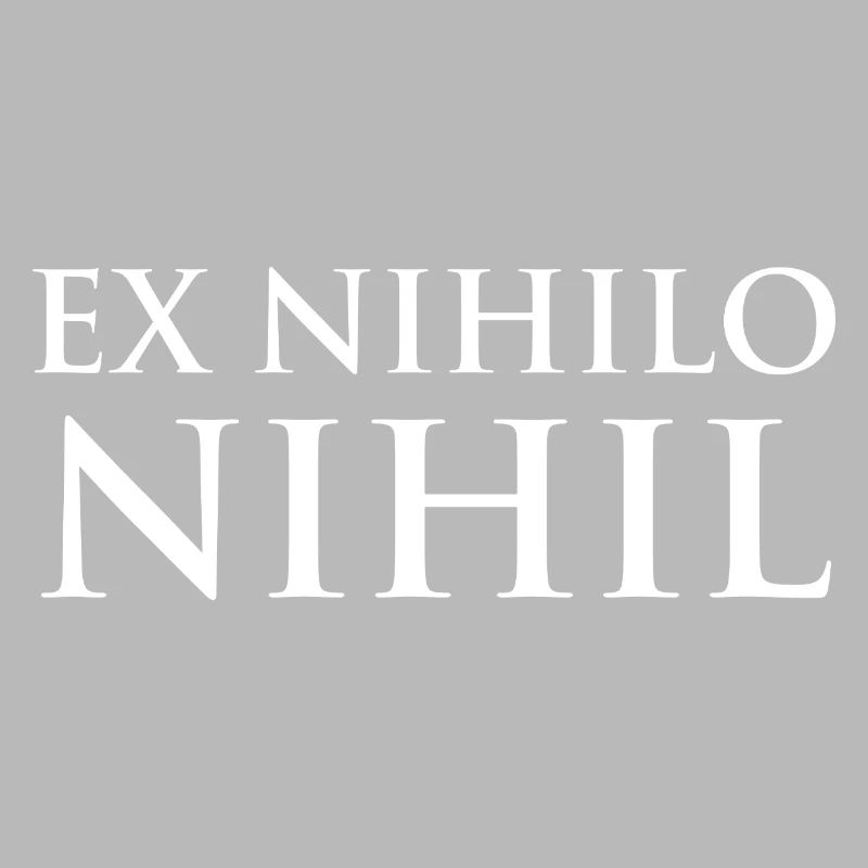 Ex nihilo nihil
