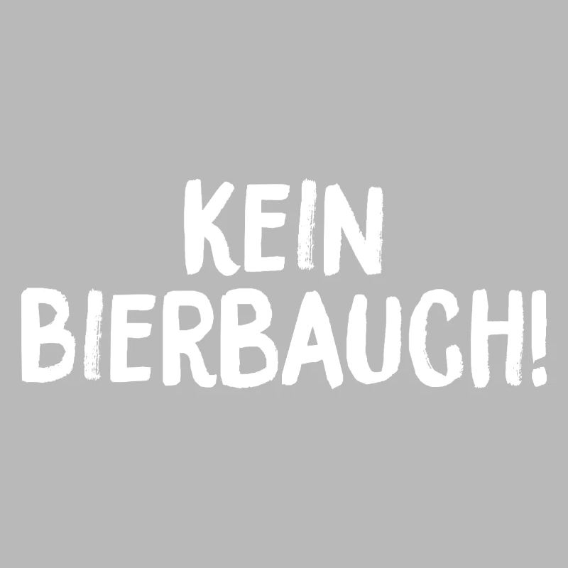 Pas de ventre de bière (lettres blanches)