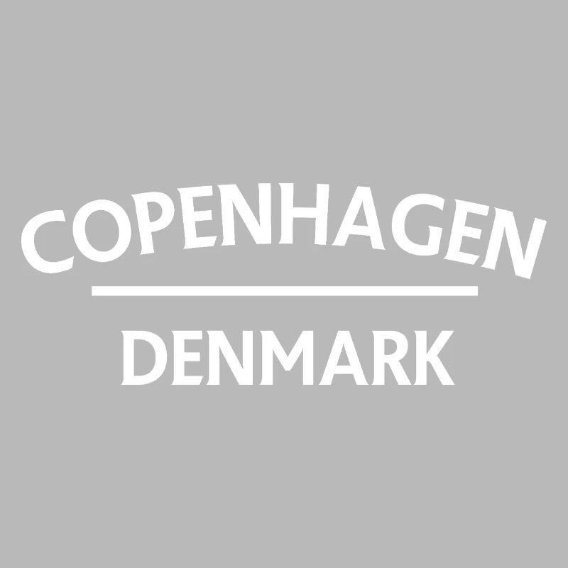 Copenhague – Danemark Textdesign