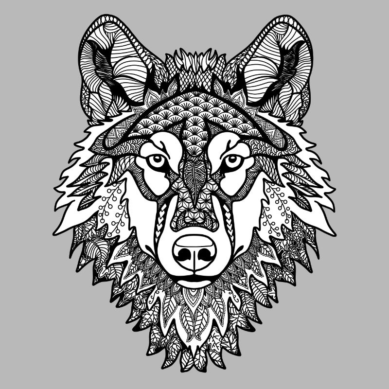 Mandala Loup