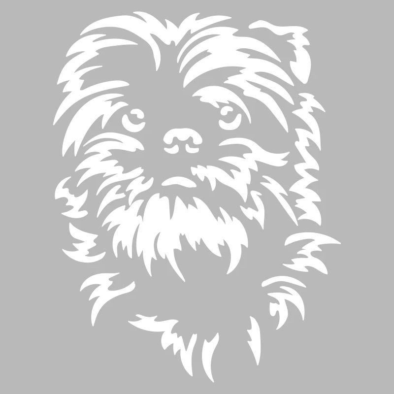 Affenpinscher head "Black Edition"