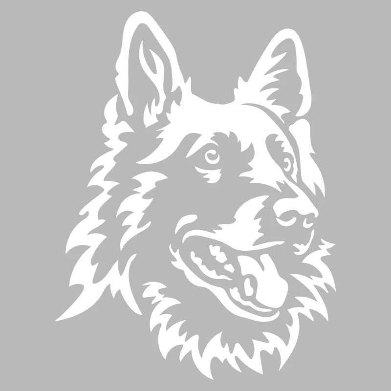 Schweizer Schäferhund Kopf "Black Edition"