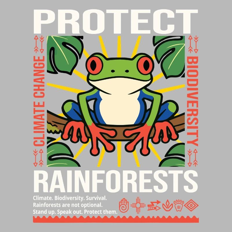 Protect Rainforests-Environmental Awareness