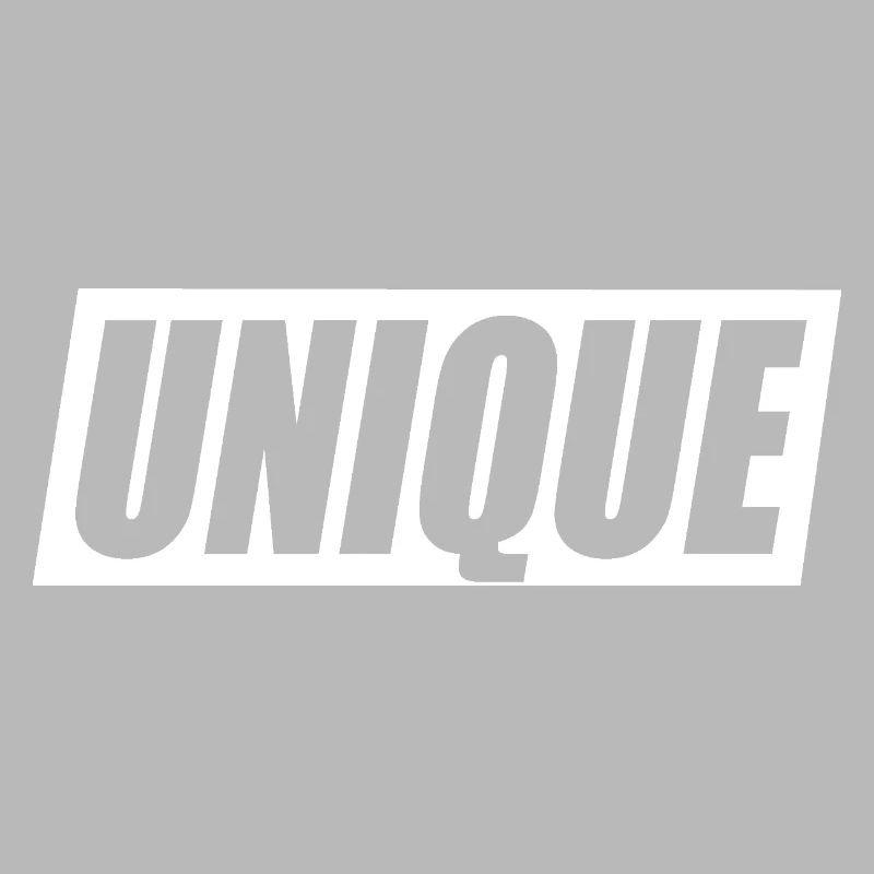 unique unique unique self-worth unique