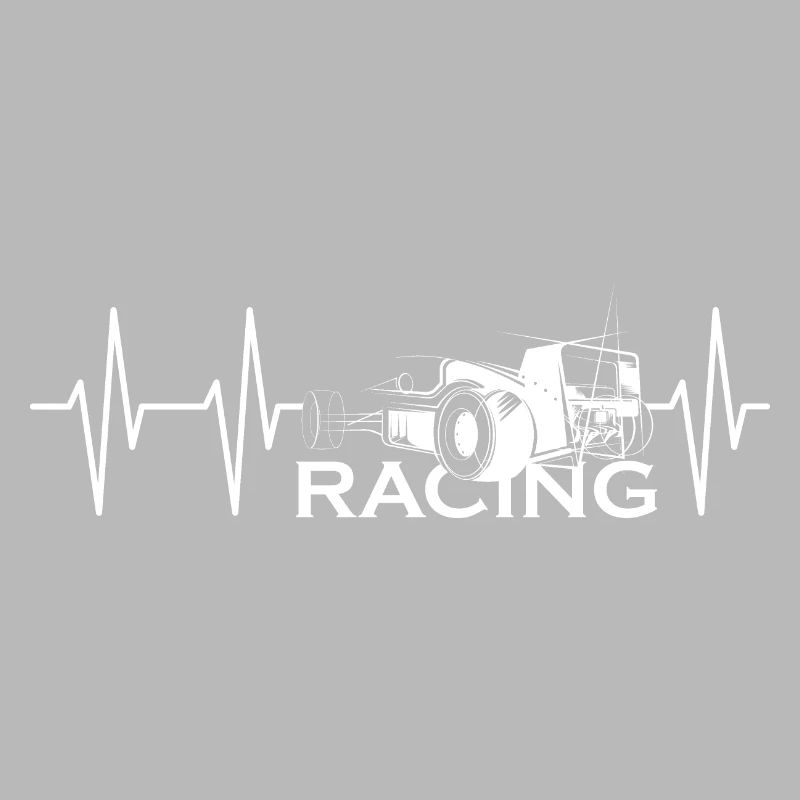 Pulse Formula Sketch Heartbeat Course de voitures de course