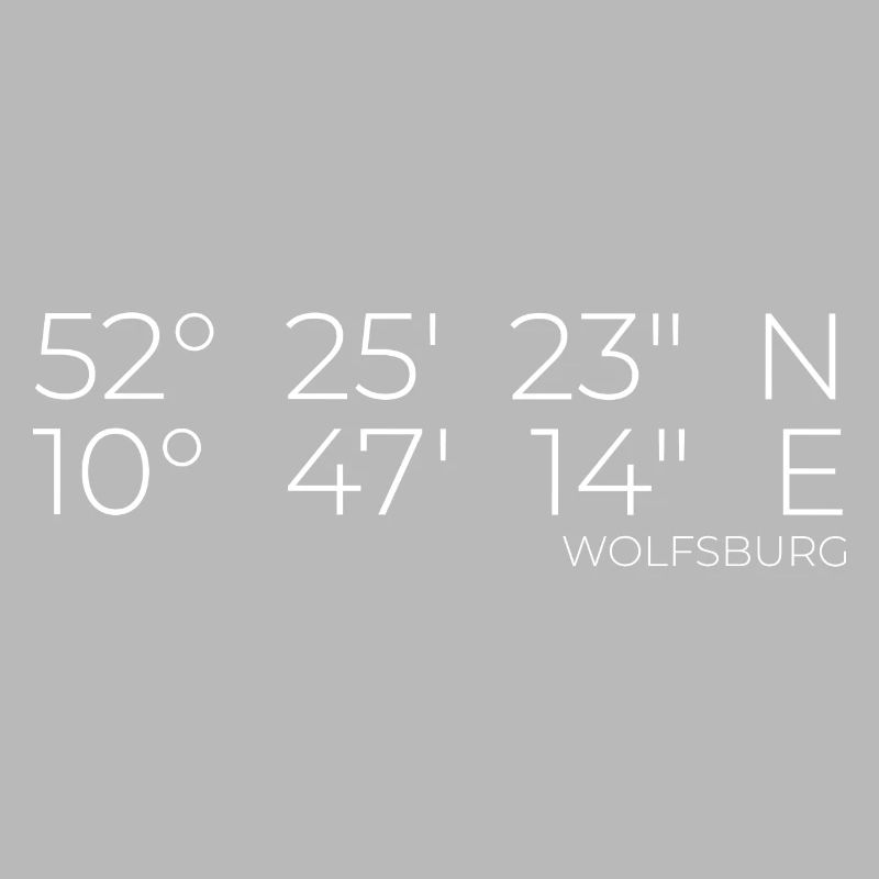 Coordinates Wolfsburg