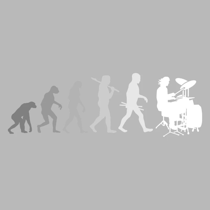 Evolution de la chemise Drums Drummer
