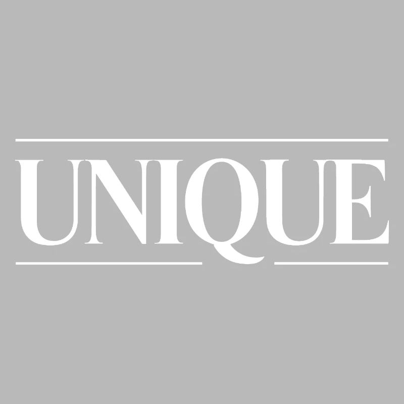 Unique Einzigartig Unikat Selbstwert Einzig Artig