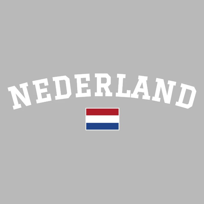Netherlands Flag Design White