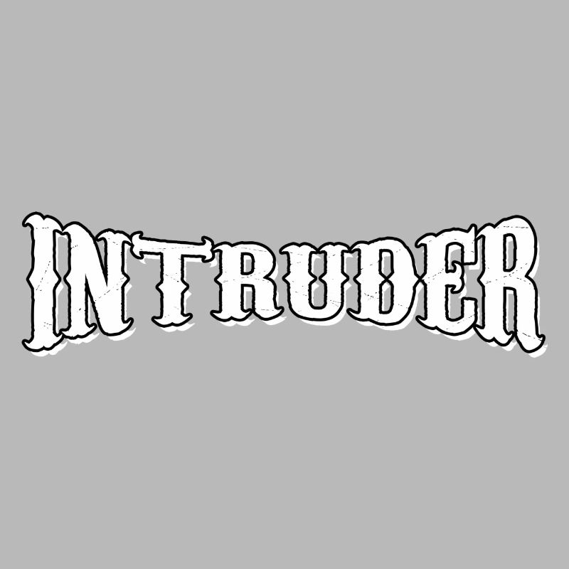 intruder hacker eindringling clan sticker computer