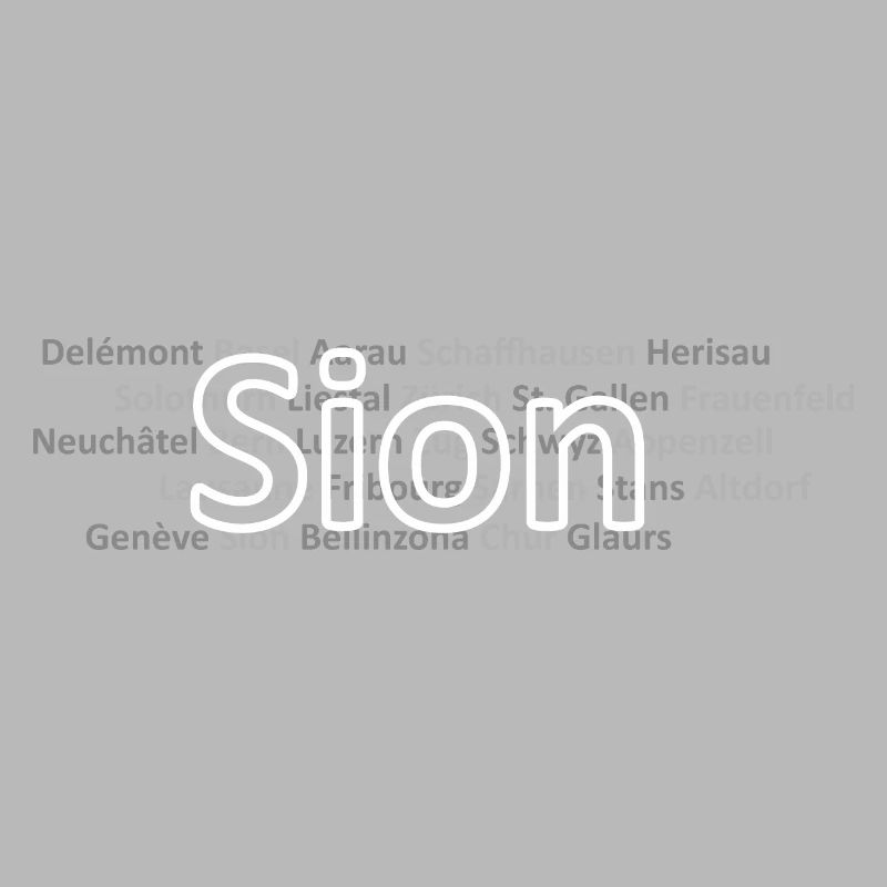 Schweizer Städte Sion